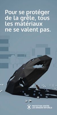 Dépliant répertoire grêle - Pour se protéger de la grêle, tous les matériaux ne se valent pas